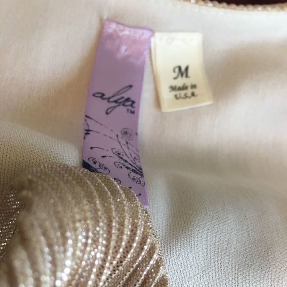 Alya Gold Mini Dress - Picture 7 of 7